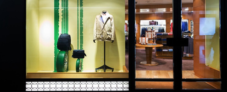 storefront glass display